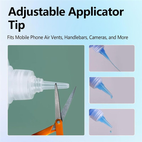 Applicator Bottle 1oz/30ml Needle Tip Squeeze Bottle Precision Applicator Bottle with Funnel for Project DIY 2