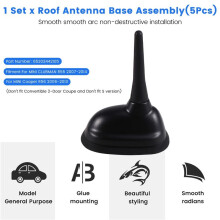 65203442105 5 Pezzi/Set Antenna Piccola per Tetto Auto con Attrezzo per   Cooper Clubman R55 R56