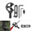 Whisker Brush Arrow Rest Adjustable Windage Marks Dual Coil Capture Style Replaceable Components Lightweight Alloy Construction Universal 8