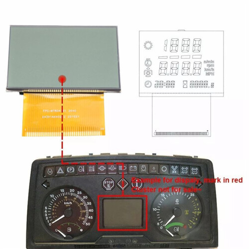 ÉCran LCD pour Tracteurs  Massey Ferguson Remplacement de L'éCran Du Groupe D'Instruments 2