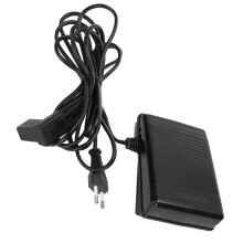 Multifunktionaler Nähmaschinen-Fußpedal mit 3-poligem Stecker, 2 m Kabel, Schwarz
