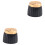 10x Guitar AMP Amplifier Knobs Push- Black+Gold Cap for  Amplifier 9