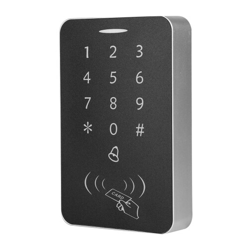 Waterproof RFID Keypad Touch Screen Panel Access Control System Standalone Backlight Keypad Outdoor Use Easy To Install Programmable User Capacity 1