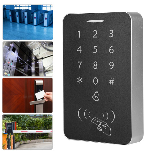 Waterproof RFID Keypad Touch Screen Panel Access Control System Standalone Backlight Keypad Outdoor Use Easy To Install Programmable User Capacity 2