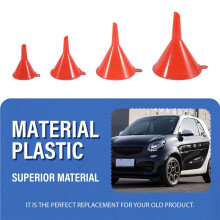 10 Pcs Automotive Funnels Set, Plastic Long Neck Oil Funnels, Snap Funnel,Right Angle FunnelsWide Mouth Fuel Funnels