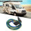 Durable Trailer Wiring Harness Extension5Way Flat Plug Waterproof Design Easy Grip Tabs Universal Trailer Compatibility 6