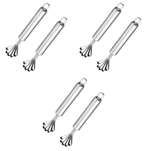 6Pièces Accessoire Cuisine Acier Inoxydable Écailleur Poisson