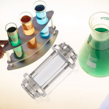 In- Sight Glass with Clamp End,Flow Sanitary Straight Sight Glass SUS316 1.5 Inch Tri Clamp Type (Flow Pipe OD 38MM)