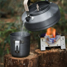 Peninsula Titanium Stove Solid Alcohol Furnace for Camping Water Boiling Tea Drying Pot Folding Stove