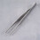 5.5 " Lang Silber Ton Edelstahl Rund Tip Pinzette 7