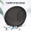 2 Pcs 50mm Diameter Desk Wire Cord Cable Grommets Hole Cover Black 5