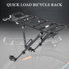 Bike Cargo Rack Disc Brake Aluminum Alloy Bicycle Rear Rack MTB Road Bike Foldable Bikes Pannier Carrier Luggage Shelf