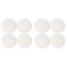 8Pièces Présentoir Gâteau Blanc Plastique Léger Réutilisable