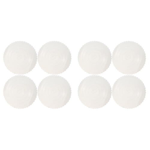 8Pièces Présentoir Gâteau Blanc Plastique Léger Réutilisable