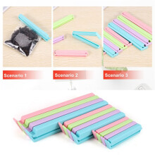 12x Kitchen Plastic Storage Food Snack Seal Sealing Bag Clips Sealer Clamp S,M,L