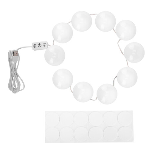 Hollywood Makeup Vanity Mirror with Adjustable LED Light, Portable Dressing Table Lighting Led Bulbs for Exquisite Workmanship
