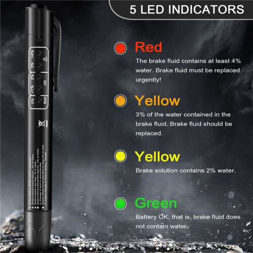 Brake Fluid Tester Electronic Pen For Multibrand Car For Dot3/4/5 Car Diagnostic Tools 1