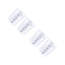 4St Transparante Plastic Mengbekers Met Maataanduiding 600Ml
