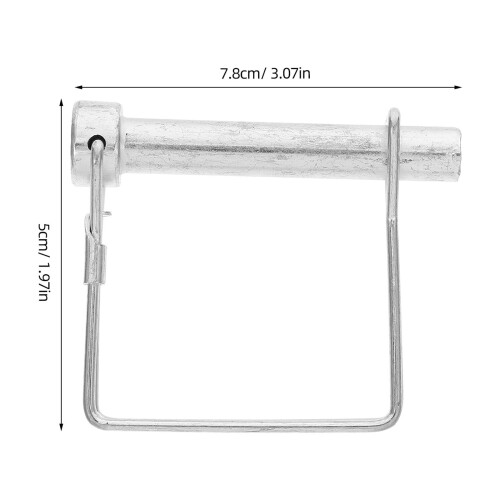 Trailer Safety Pin Heavy Duty Spring Loaded 2 Pcs 1