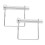 Spring Loaded Locking Pin for Trailer Hitch Coupler 2 pcs 6