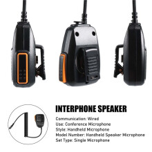 2-Pins PTT Draagbare Luidsprekermicrofoon voor TYT-Radio'S Walkie-Talkie Oor 2,5 mm Stereo 3,5 mm Stereomicrofoon