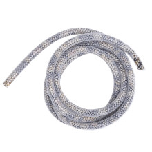 Strassbesatz 6mm weiß Netz DIY Zubehör 2 Stück