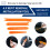Auto Door Removal Pry Open Tools Kit Trim Panel Clip Lights Radio Audio for Car 6