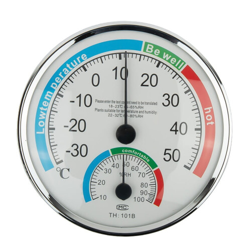 Thermometer hygrometer for thermo analogue humidity room climate control inside 2