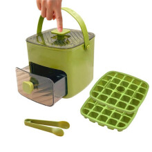48 Grid Mold Reusable Refrigerator Ice Maker Food Grade Ice Storage Box Home Ice Making Tool Tray Mold