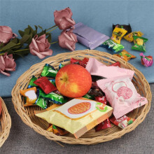 10 PCS 9.8 Inch Bamboo Paper Plate Holder, Hand Weave Wicker Plate Holders for Parties, Picnic, and Barbecue, Reusable