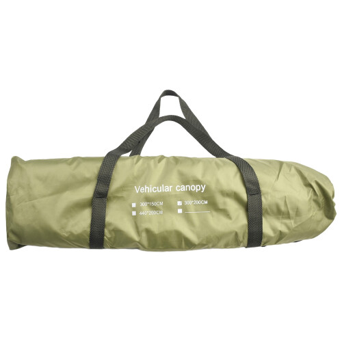 Green universal awning sun canopy for motorhome van 1