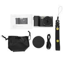Cameră 4K Point and Shoot cu vizor și mod webcam Instrument portabil de vlogging cu funcții time-lapse și slow motion pentru creatorii de
