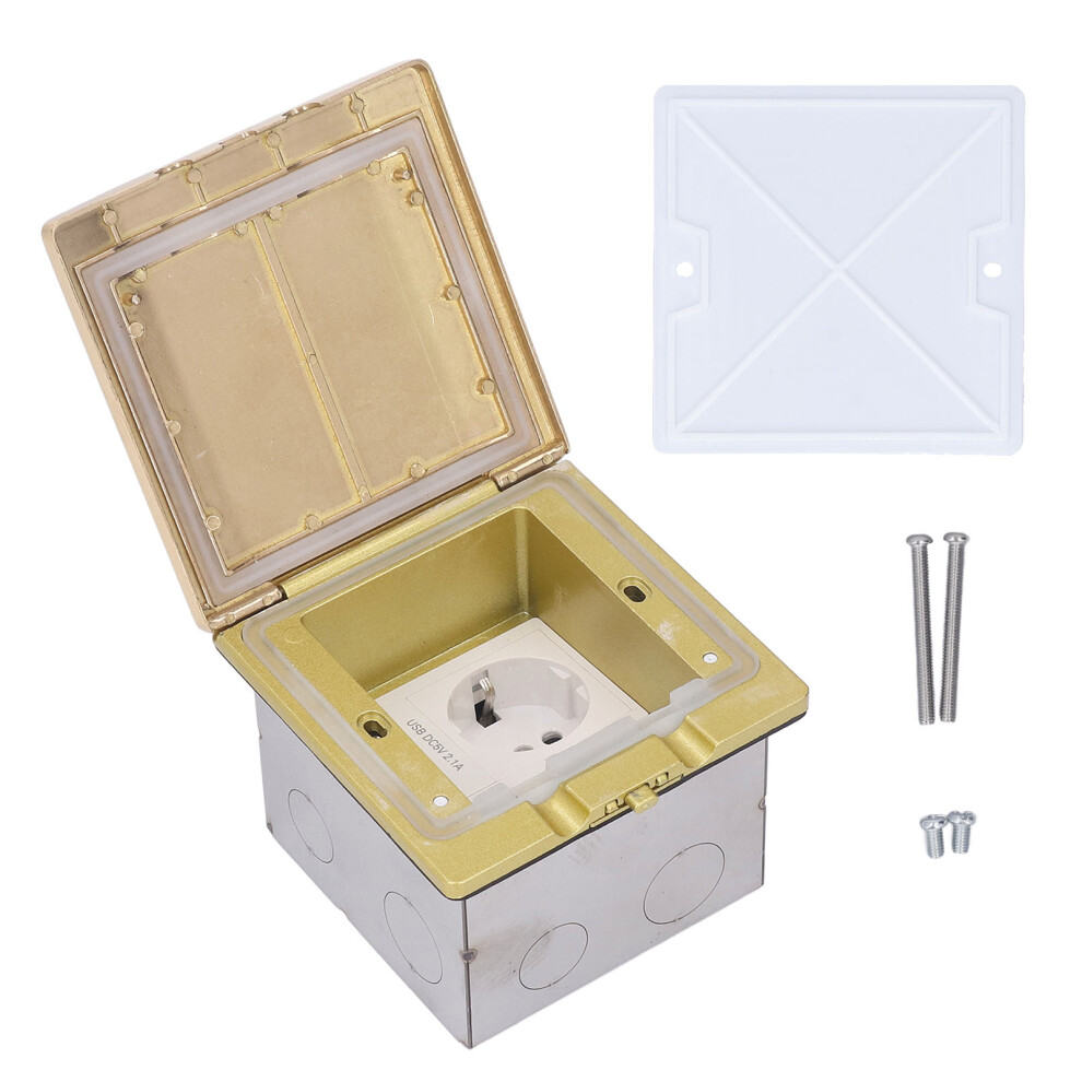 Tamper Resistant Duplex Receptacle Pop Up Floor Electrical Outlet, Slow Elastic Design For Office Hotel School, Wide Range Applications, Easy To 9479868741065