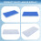 4Pcs Airbrush Hobby Airbrush Spray Booth Filter Polyester Booth Replace Filter Fit for Master 3