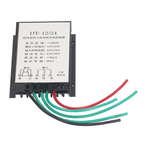IP67Waterproof Wind Turbine Controller Regulator Battery Charging Controller With Anti Reverse Protection Low Power Consumption Wind Energy System