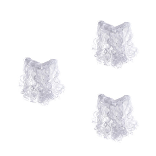 3Pièces Barbe De Père Confortable Pour Fêtes Costumées