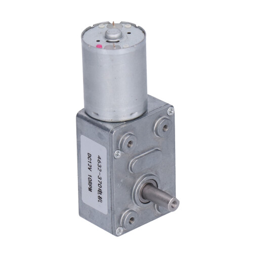 Rated Torque Worm Geared Motor DC12V Stall Torque Performance Adjustable Steering Reversible Rotation For Automation Systems 1