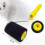 3Pcs 4 Inch Drywall Compound Roller Cover with Paint Frame,Drywall Texture Brush,Mud Roller for Putty,Diatomaceous Earth 7