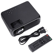 Compact HD LCD Projector With Wireless Screen Mirroring And Passive Light Reflection, Vertical Correction Feature For Perfect Image Alignment
