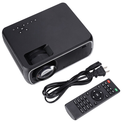 Compact HD LCD Projector With Wireless Screen Mirroring And Passive Light Reflection, Vertical Correction Feature For Perfect Image Alignment