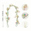Rustic Rattan Flower Arrangement Easter Centerpiece 3