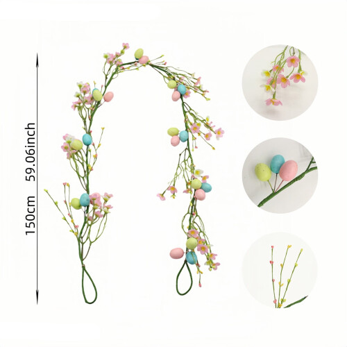 Rustic Rattan Flower Arrangement Easter Centerpiece 2