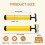 Vacuum Storage Compressed Bag Hand Air Pump Manual Tool Home Organizing Supply More Labor-Saving and Convenient 7