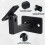 4 Pcs Adjustable Handrail Brackets, Stair Railing Brackets , Hand Rail Brackets for Stairs, Wall Mounted Brackets 5