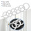 20X White 25Mm Inner Plastic Curtain Rings 3