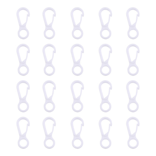 500Pièces Petits Crochets Plastique Suspension Masque