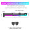 Power Train ARGB  Card GPU Holder Adjustable Height Horizontal GPU Bracket AURA GPU Video Card Holder 8
