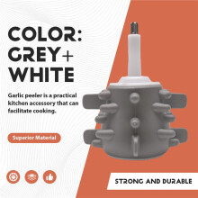 Silicone Garlic Roller Quick Peeling Garlic Clove Peeling Machine, Peeling No Odor Garlic Peeling Tool 3L