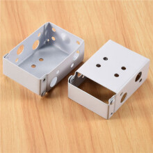 4 Pieces Blind Brackets 2 Inch Low Profile Box Mounting Bracket for Headrail (White)