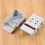 4 Pieces Blind Brackets 2 Inch Low Profile Box Mounting Bracket for Headrail (White) 7
